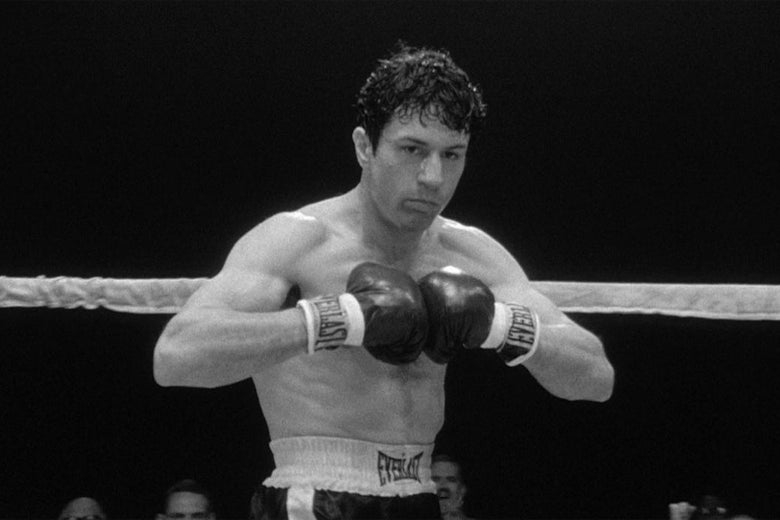Robert De Niro in Raging Bull.
